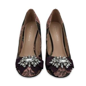 Kelly and Katie pink and black heals. Size 9